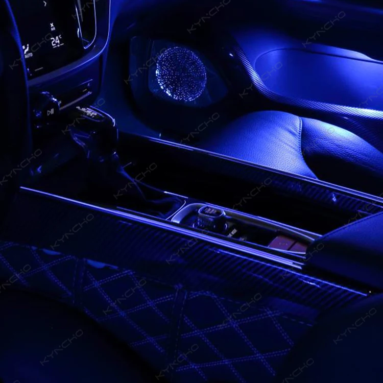 For Volvo V60 S60 Smart Dimmable LED Ambient Lighting Upgrade Fit for Interior Neon Flowing Symphony Car Light Emitting Diode