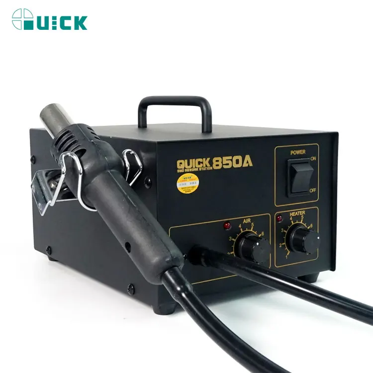 QUICK 850 Series Rework Station Hot Air Soldering Station SMD Rework Station Lead Free With Heat Gun 850A 850A+ 850D
