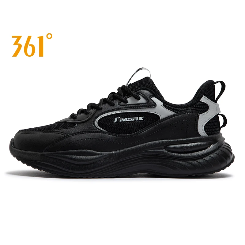 361 Degrees Men Running Shoes Cushioning All-Weather Commuter Cushioning Comfortable Durable Casual Sneakers Male 672516718
