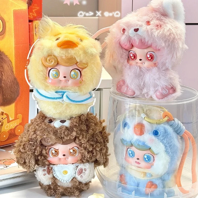 

QKid Q Pet Series Plush Blind Box Cute PVC Anime Figure Pendants Mystery Box Kawaii Vinyl Doll Keychains Surprise Bag Gifts Toys