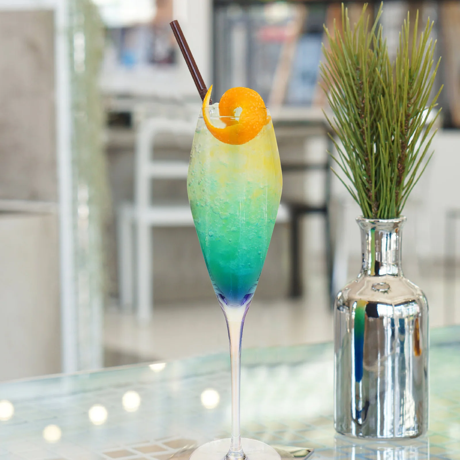 

2Pcs Rainbow Flutes Lightweight Crystal Wine Glasses Bride Groom Gift Party Glasses Bride and Groom Flutes