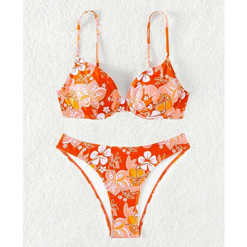 Print sexy bikini's damesbadmode vrouwelijk badpak voor zwemkleding badpakken Braziliaanse bikiniset strandkleding zwembadbader