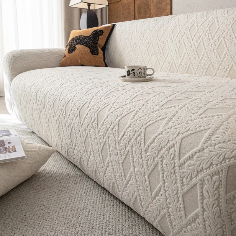 Adjustable Elastic Sofa Cover Armchair Protector Corner Large Leaves L Shape Stretch Slipcovers Couch Covers 1/2/3/4/5 Seaters