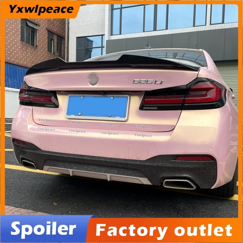 

For BMW G30 G38 520i 535i 530i 525i 2018-2022 PSM Style ABS Plastic Unpainted Primer Rear Trunk Lip Spoiler Wing Car Styling