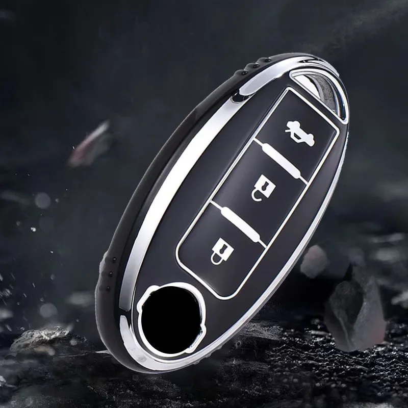 

TPU Car Remote Key Case Cover Shell for Nissan Qashqai X-Trail T32 T31 Juke J10 J11 Kicks Tiida Pathfinder Note for Infiniti