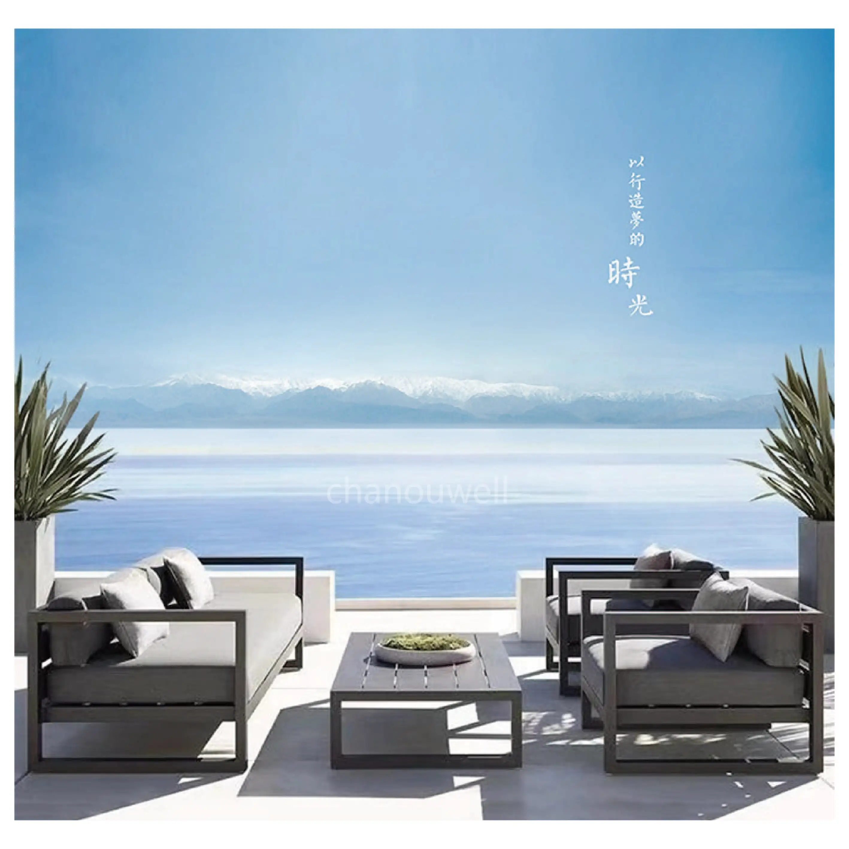 New Arrival Quality Living Room Furniture Black Rattan Round Back Dining Chair for Sale Outdoor Furniture