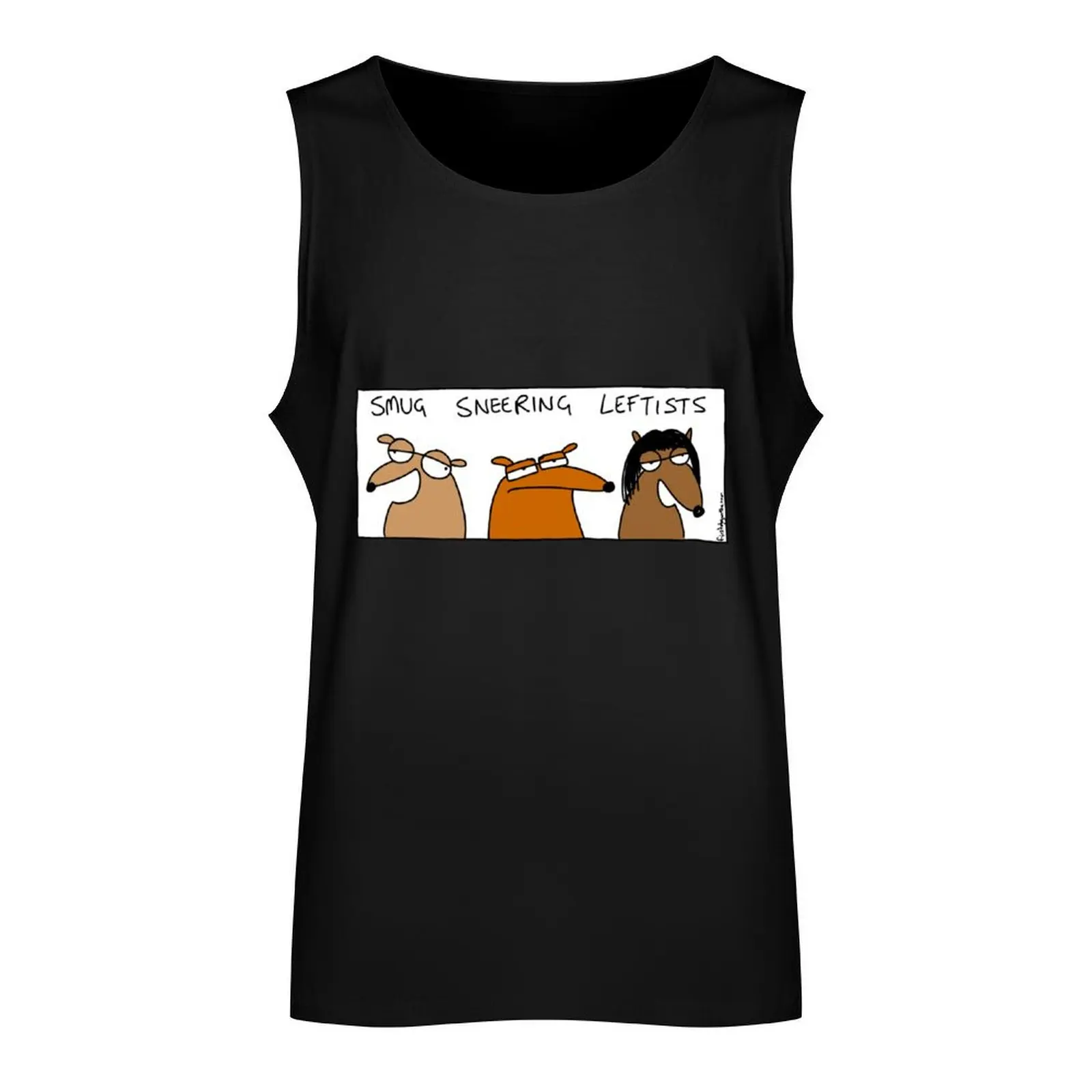 Smug Sneering Leftists Tank Top Men's sleeveless gym clothes man