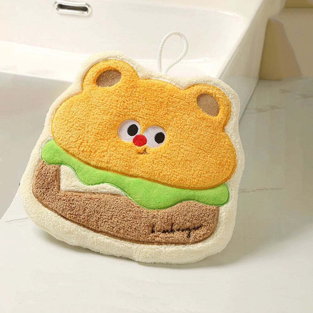 منشفة يد كرتونية من كابيلوك، منشفة مطبخ سريعة الجفاف، مناشف لطيفة للتجفيف للحمام والاستخدام المنزلي #1