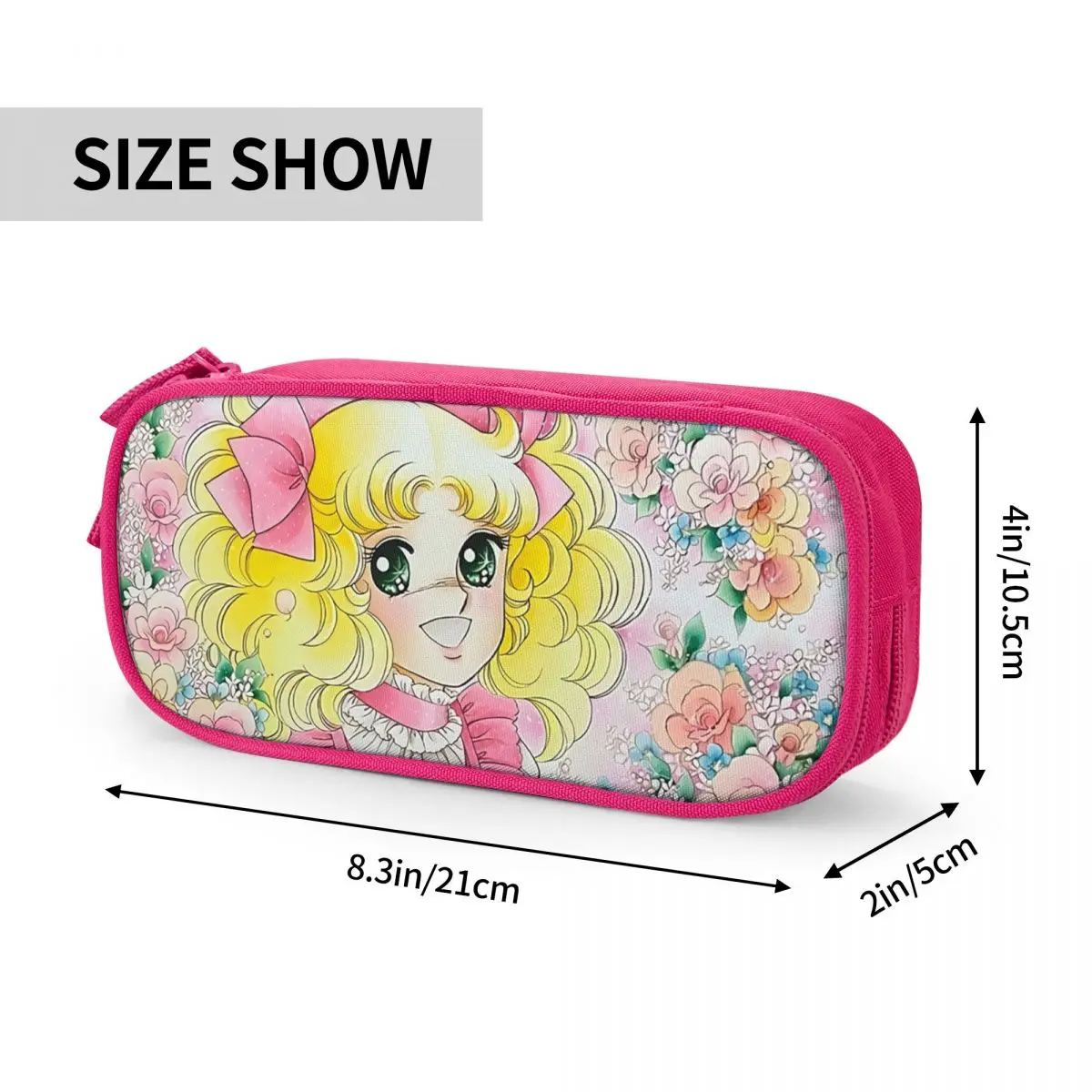 Süßigkeiten Süßigkeiten Anime Bleistift Fälle Spaß Kawaii niedlichen weißen Adley Stift halter Tasche Student große Lagerung Schule liefert Geschenke Bleistift box