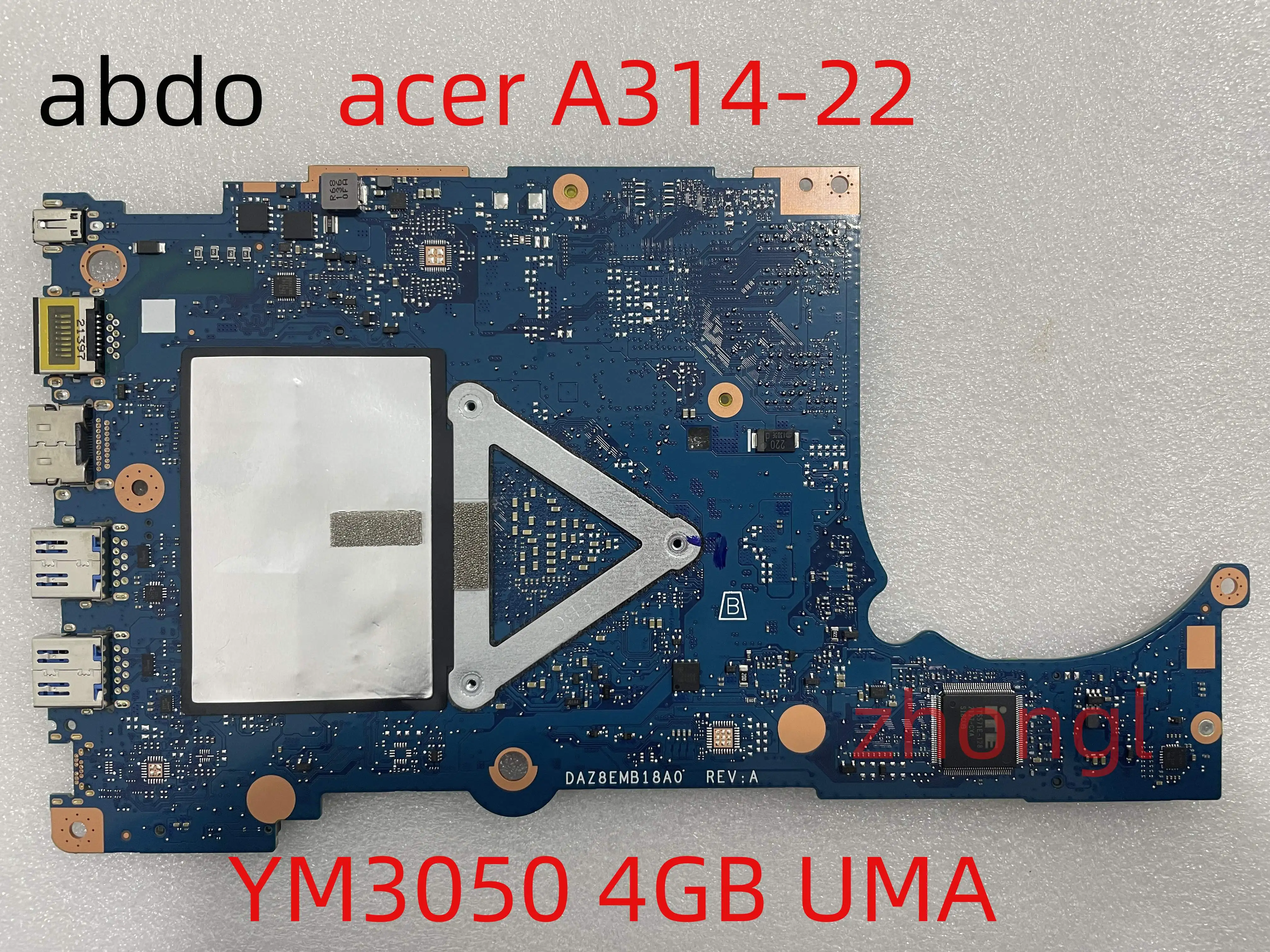 DAZ8EMB18A0 DA0Z8EMB8C0 For acer A314-22 315-23 315-23G motherboard with AMD cpu