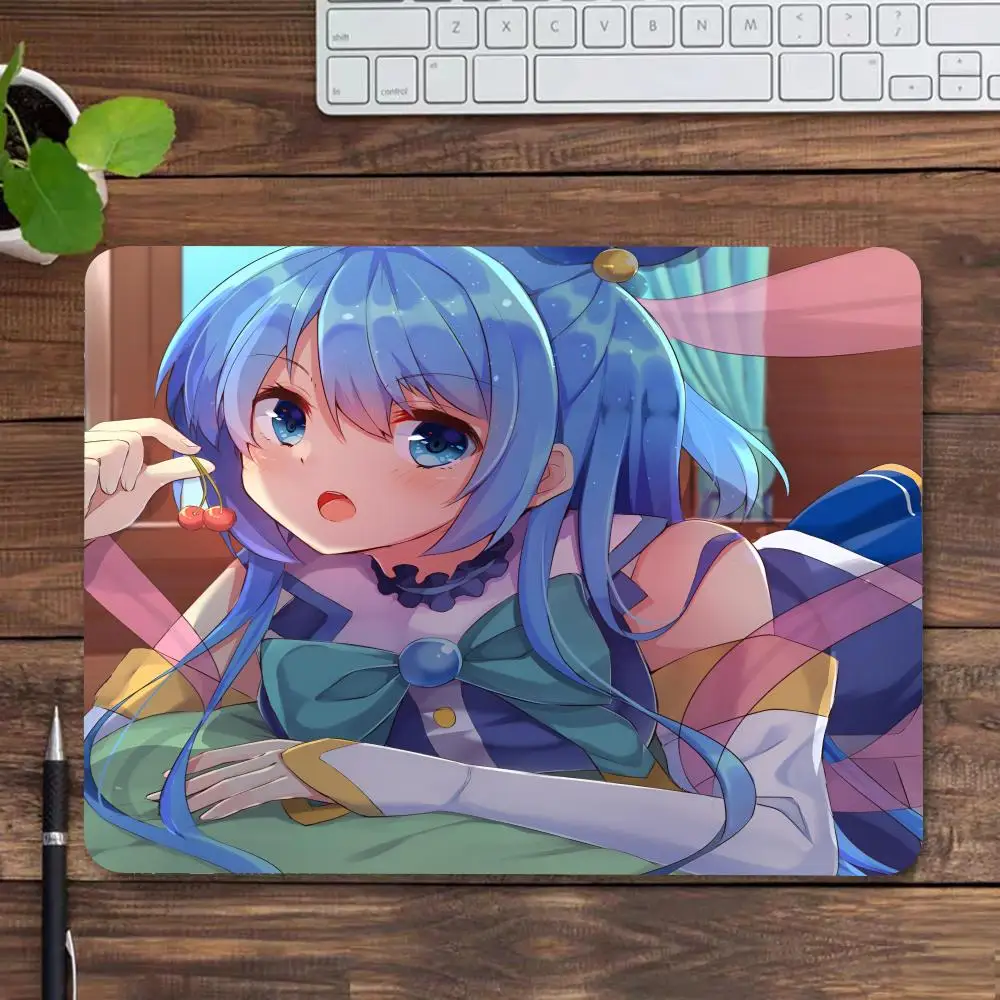 Anime A-Aqua k-konosuba Mouse Pad Ultrafine Surface Gaming Accessories Keyboard Pads Gamer Mouse Mat Rubber Desk Mat