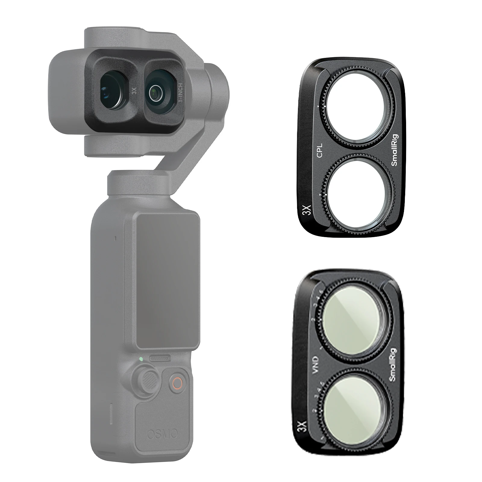 SmallRig 4P Filterkit für DJI Osmo Pocket 4P VND1-5 CPL Filter mit Reinigungstuch für DJI Osmo Pocket 4P 6648 – Detail 1