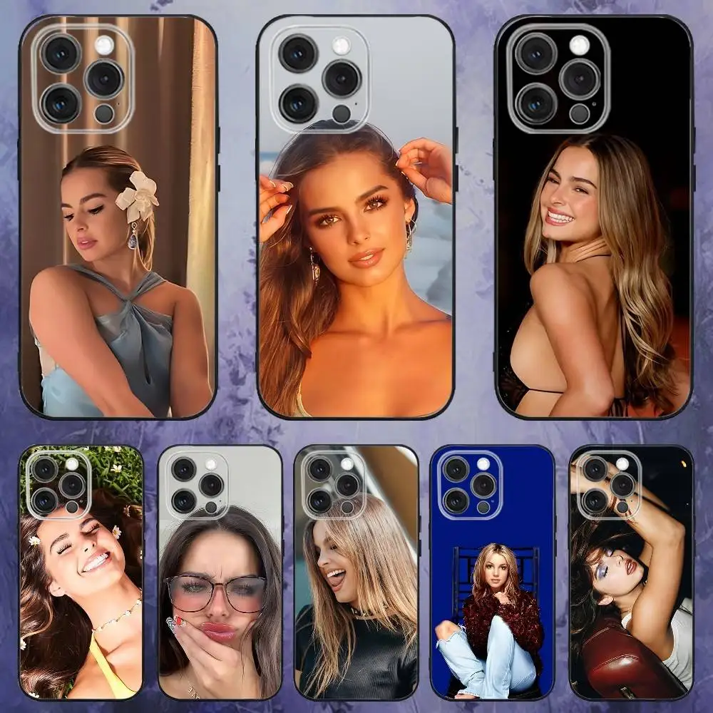 

A-Addison R-Rae singer Phone Case For iPhone 17,16,15,14,13,12,Pro,Max,Plus,E,SE4,Air,Mini Black Soft Box