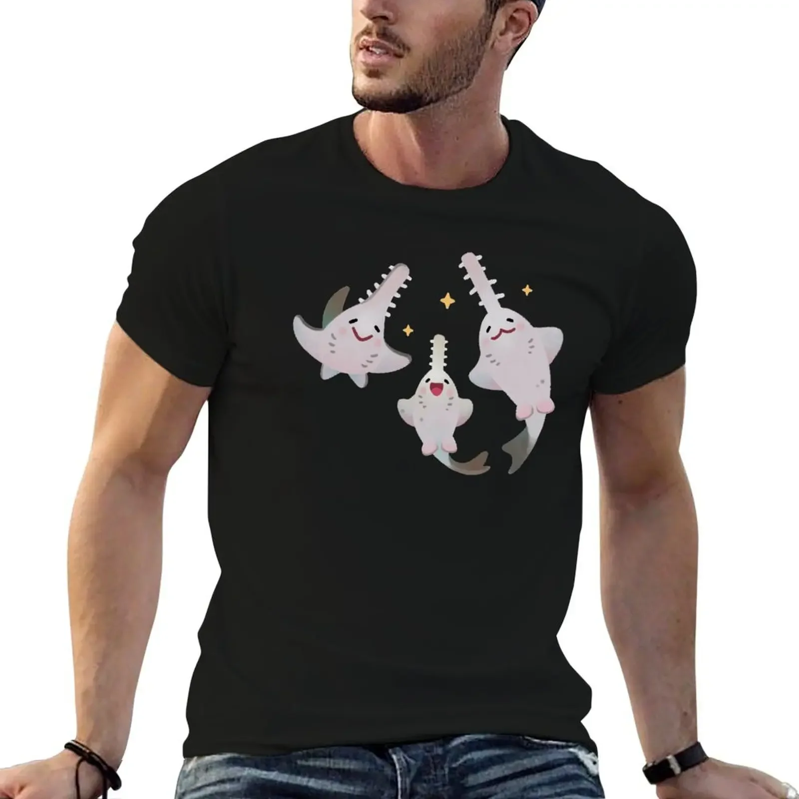 Sawfish and Sawshark T-Shirt oversizeds for a boy sublime tee shirts for men