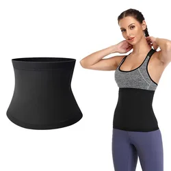 Unisex Hot Sauna Sweatband Shapewear Waist Trainer Weight Loss Exercise Gym Fitness Abdominal Fat Burning Shapewear