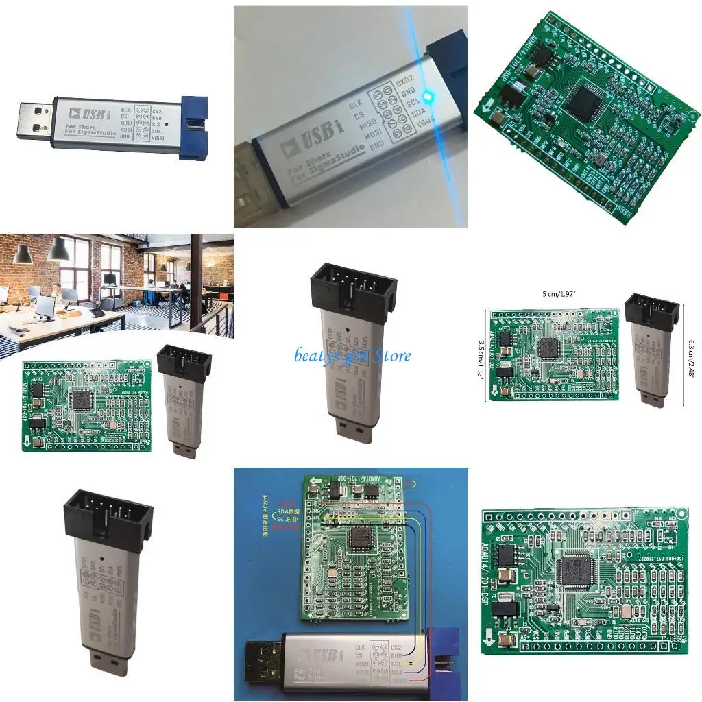 

C7AB Transform Your Speaker with ADAU1401 Single Chip DSPmini Learning Board