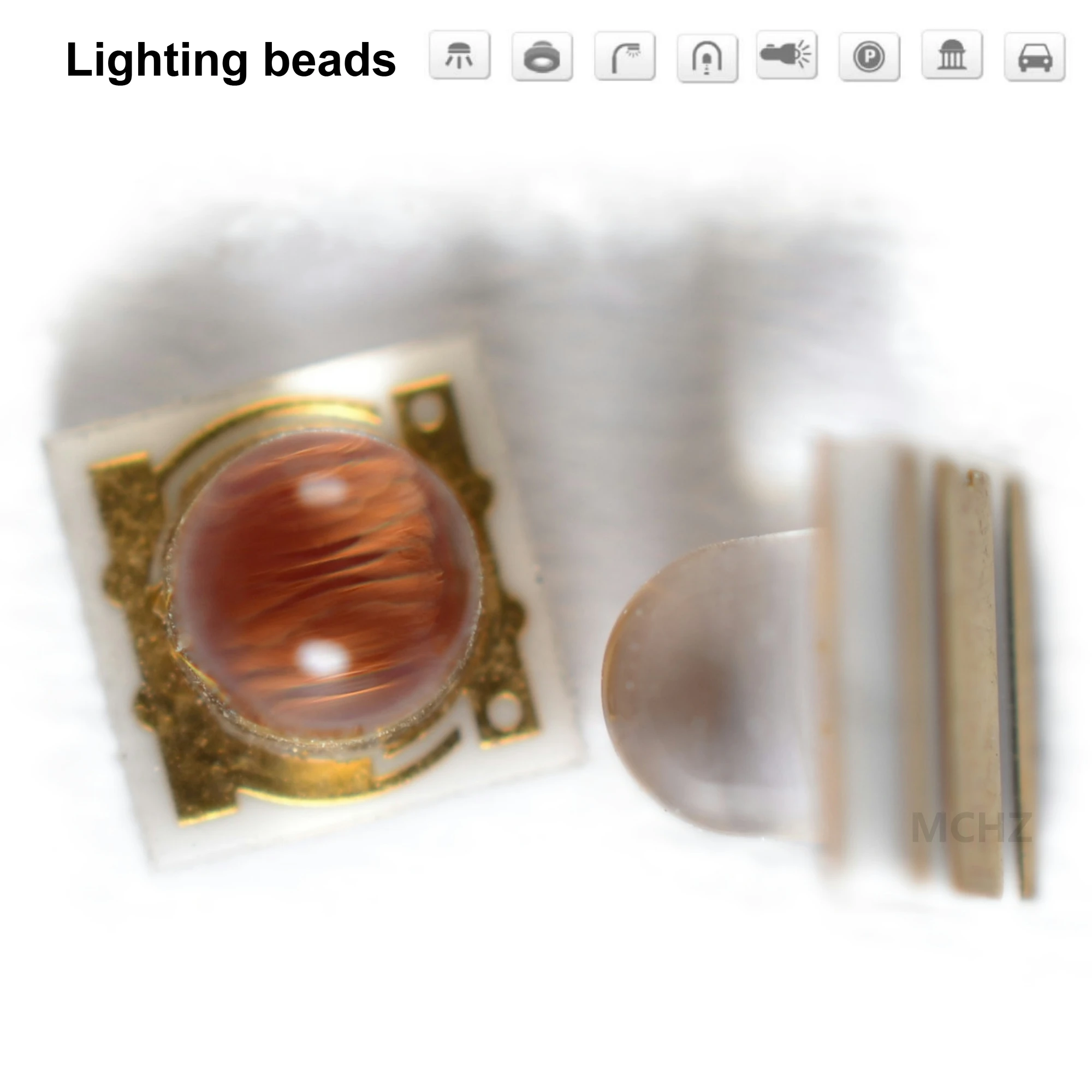 20Pcs 2W High Brightness Ceramic 3535 LED Beads IR Plant Red light 620 655 660 665 670 675 680 685nm For SMD Chip Plant Growth