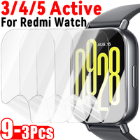 Clear Screen Protector Hydrogel Film for Redmi Watch 3 4 5Active Soft Protective Films for Redmi Watch4 Watch5 Active HD Cover