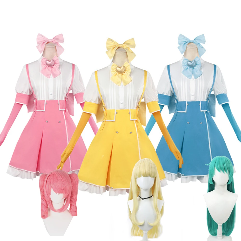 

Anime Minakami Sayo Cospaly Costume Admire Magical Girls Disguise Uniform Full Set Halloween Carnival Party Clothes Role Play