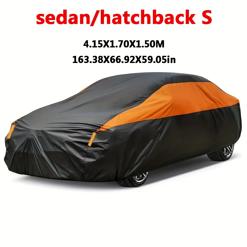 Autohoezen Buiten Waterdicht Zon Regen Sneeuw Bescherming UV Auto Cover Universele SUV/Sedan 190T Auto Beschermende Volledige Covers