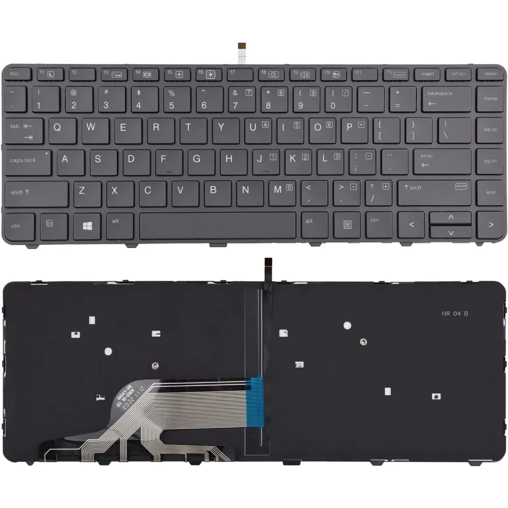 Teclado retroiluminado de repuesto para HP Probook 430 G3 G4 440 440 G4 445 G3 640 645 G2 640 645 G3 HSTNN-Q98C (Retroiluminado)