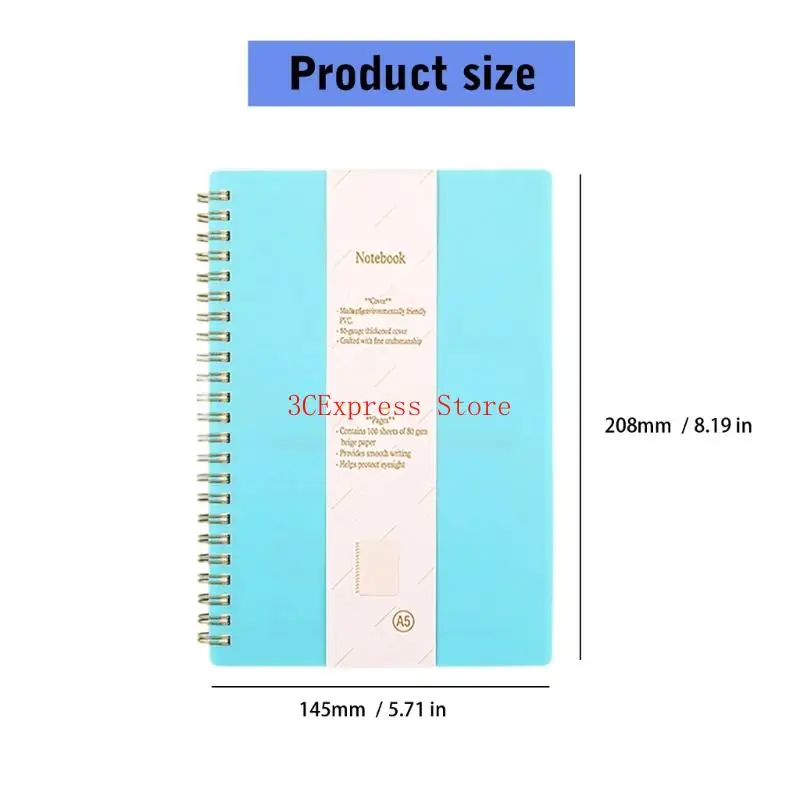Notebook pengikat kembar kembar 160 halaman perguruan tinggi jurnal jurnal notepads untuk kantor