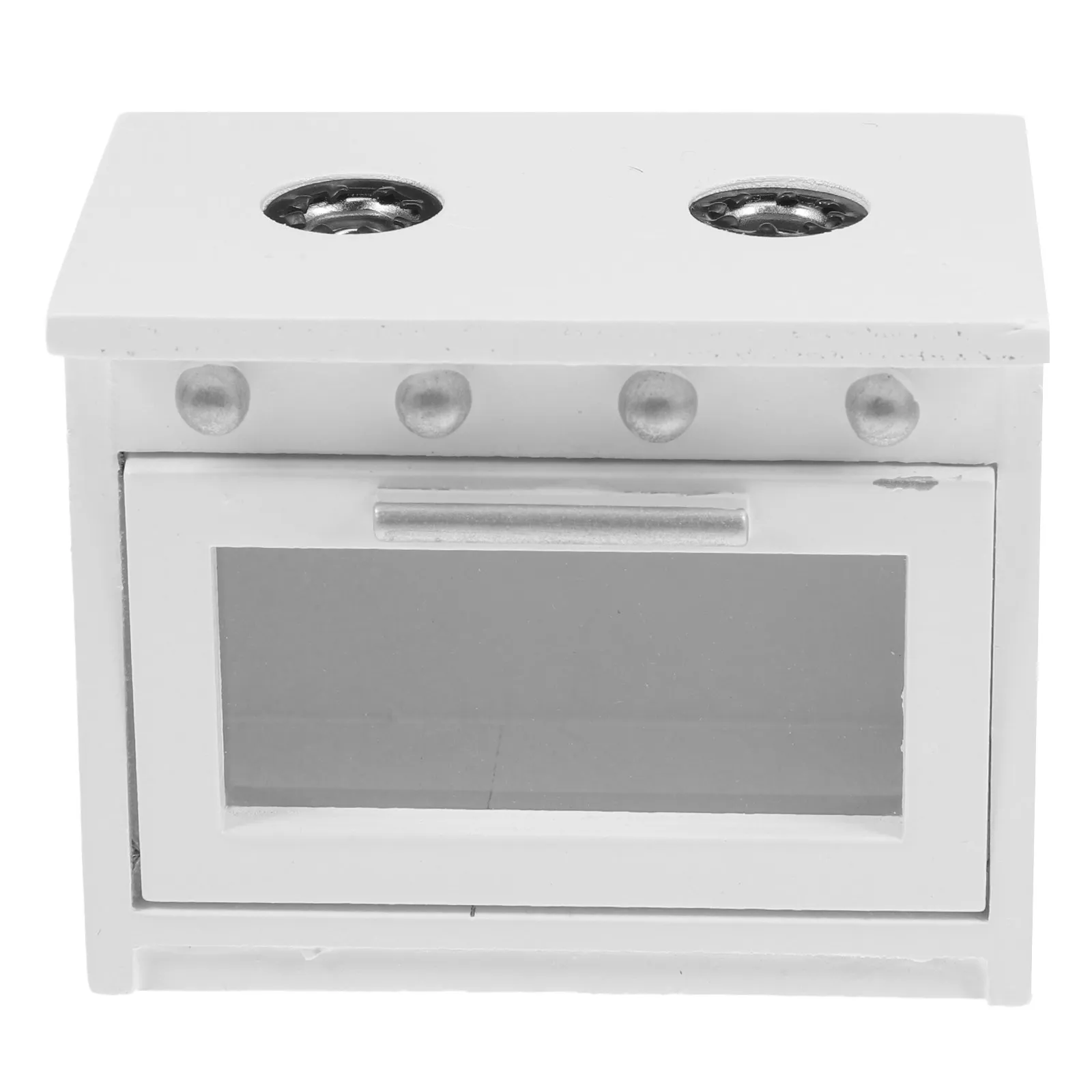 

1Pcs Mini Kitchen Stove Gas Stove Simulation Craft Wooden Decor Mini House Dining Room Decoration DIY Accessories
