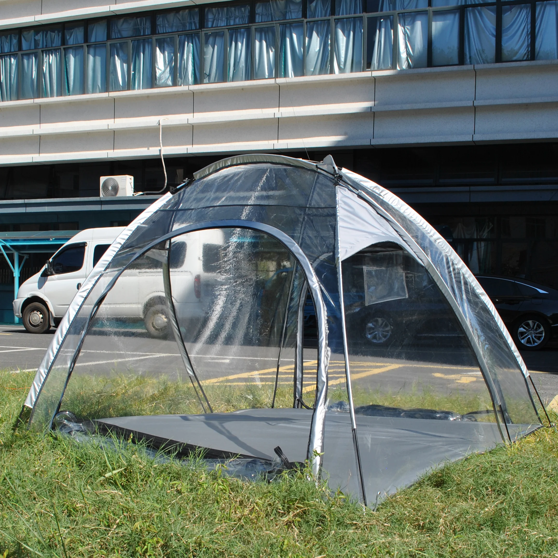 

Sports Tent, 4 Person All Weather Proof Pod with 540° Clear View Bubble Tent & Waterproof Shelter for Watching Games, Fishing