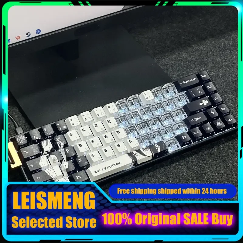 

Rese Series Theme Transparent Keycaps PBT Mechanical Keyboard PC Gaming Keyboard accessories Collection Gifts Custom Keycaps