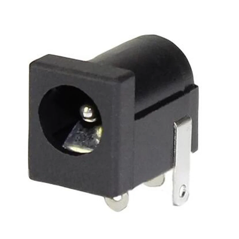 ChengHaoRan 1pcs DC Power Jack Socket Connector  5.5*2.1mm 5.5*2.5 2.1 2.0 socket Round the needle DC jack DIY Toy Games
