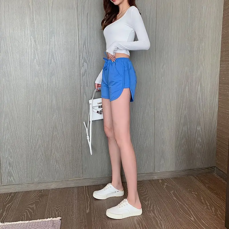 2026 Summer Womens High Waist Wide Leg Shorts Soft Comfortable A-Line Casual Outdoor Yoga Lounge Shorts