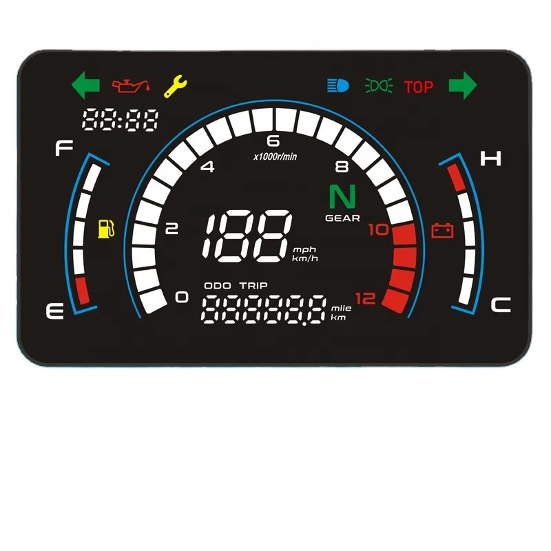 

New Version Ex5 Motorbike Digital Meter Odometer Instrument Speedometer