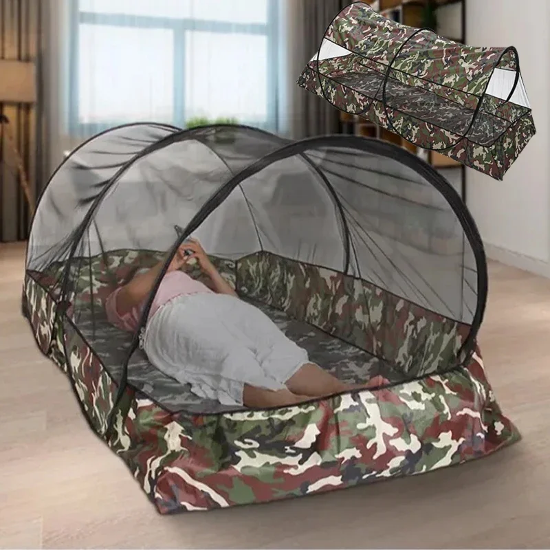 

Camping Mosquito Net Garden Single-door Dormitory Anti-mosquito Tarp Tents Waterproof Travel Folding Portable for Trips Outdoor