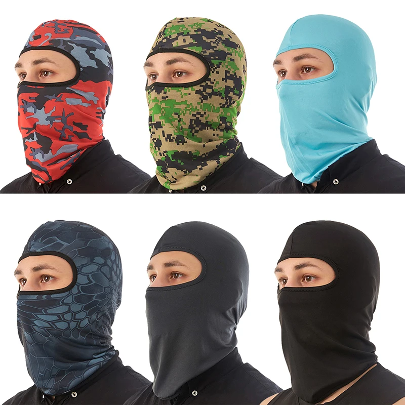 

Ultra UV Protection Motorcycle Full Face Mask Cycling Full Cover Face Mask Hat Balaclava Quick Dry Lycra Ski Neck