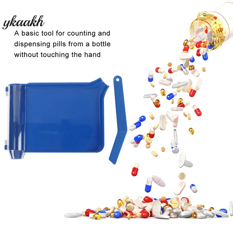 

Pills Counting Tray Counter Dispenser Pharmacy Spatula Doctor Pharmacists Set