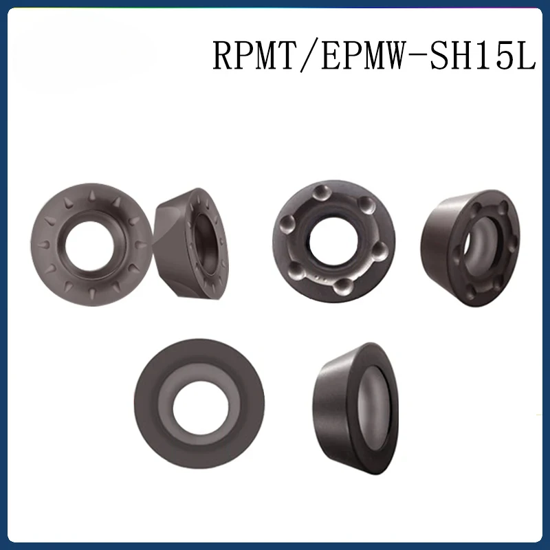 100% new R4 R5 R6 round Insert RPMT RPMW RPMT08T2 RPMW1204 RPMW1003 blade SH15L for Process HRC20-68 degree ordinary steel