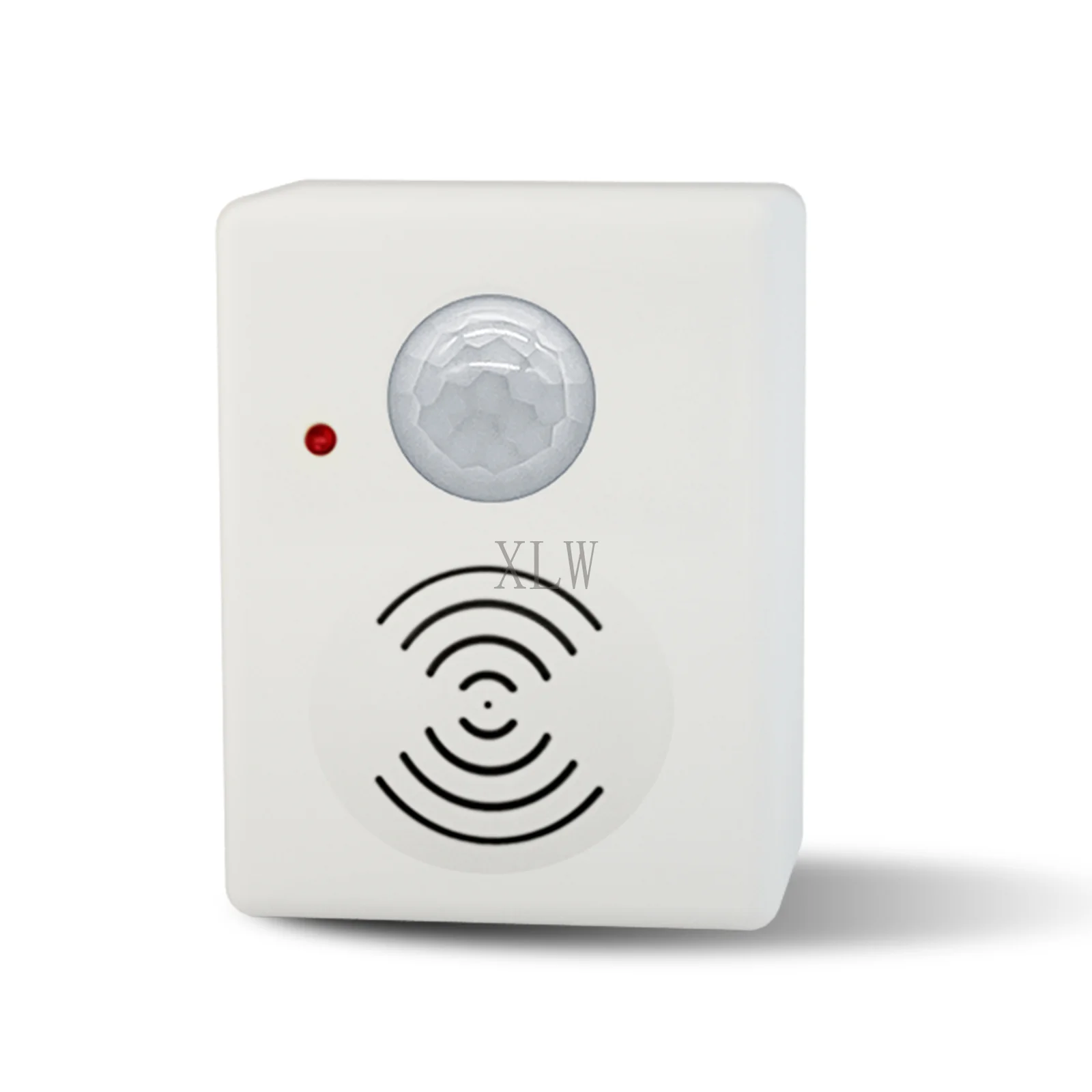 Wireless PIR Motion Sensor Detector with Anti-Theft Alarm and Voice Speaker for Home Door and Garage Doorbell Applications