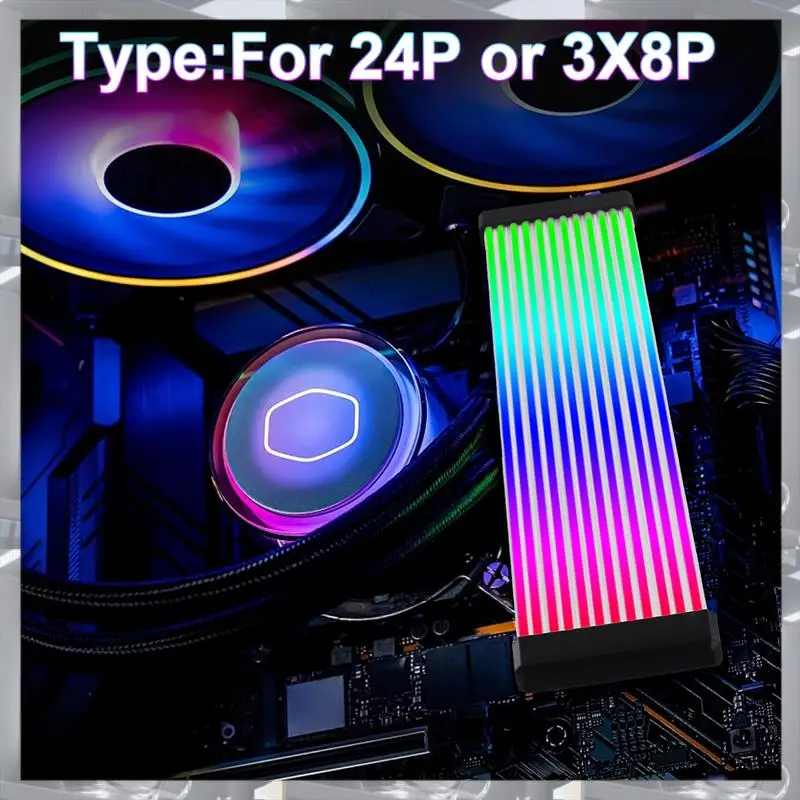 Hot Selling-RGB LED Strip ARGB Sync Board For Computer Power Supply GPU Graphics Card Cable Case Neon Line Graphics Card,RGB LED