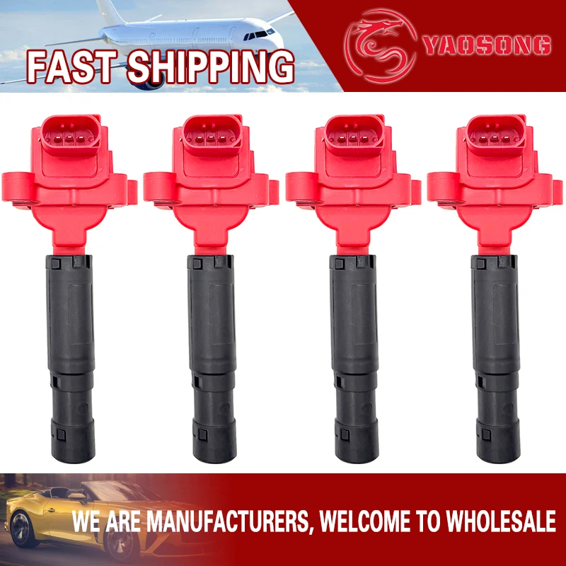 4X Ignition Coils F… - image