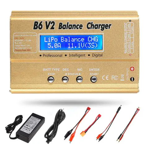 IMAX B6 V2 80W Balance Charger & Discharger HTRC
