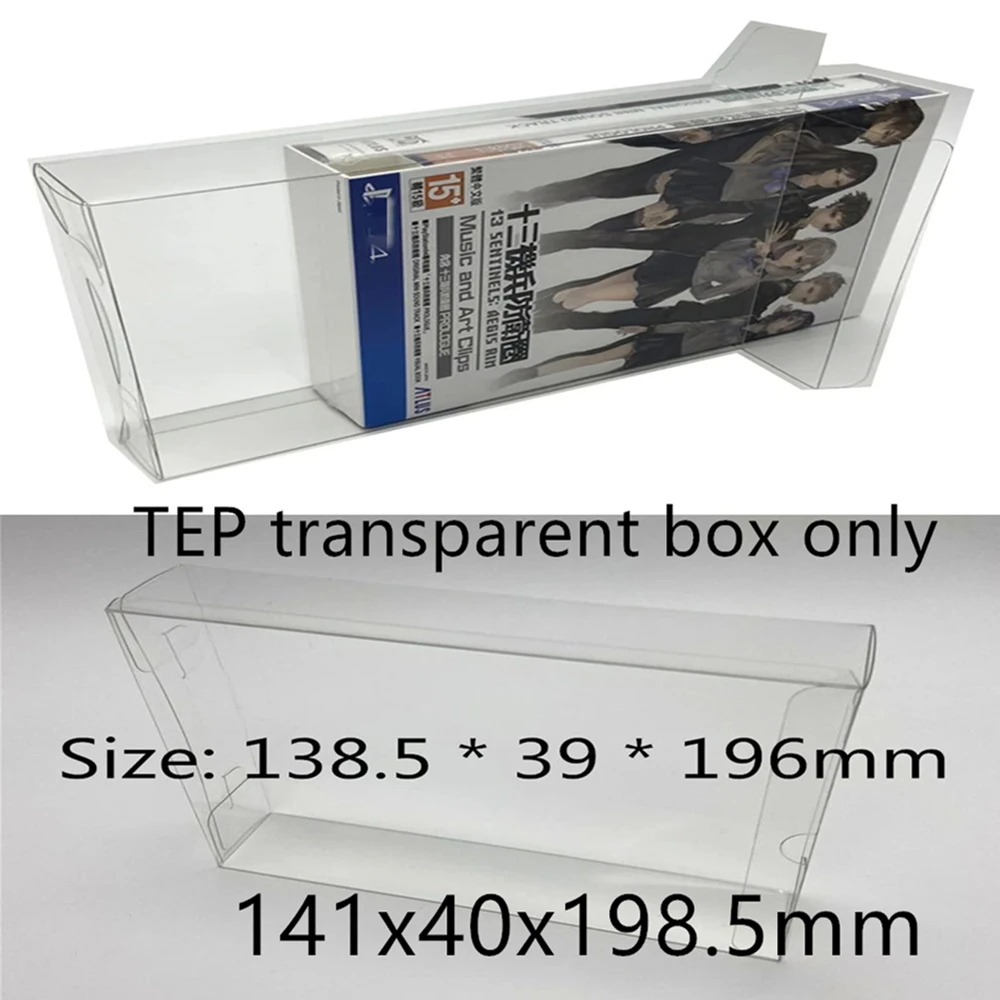 Collection Display Box For 13 SENTINELS:AEGIS RIM/PS4 PlayStation 4 Game Storage Transparent Boxes TEP Shell Clear Collect Case