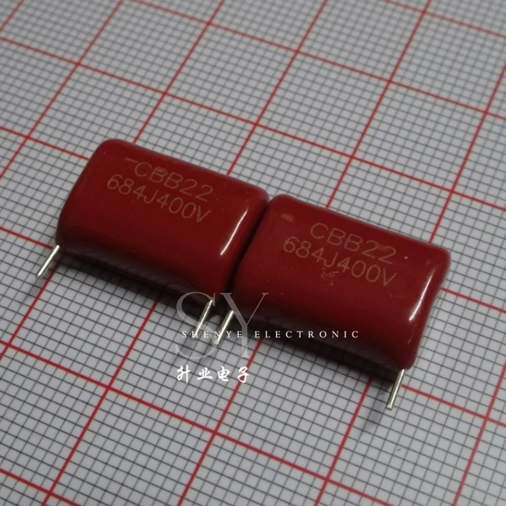 5pcs/lot CBB22 0.68uf 400V 680nF u68 684 J Brand New 15mm CBB Metallized Film Capacitor MPP684J2G15NN263