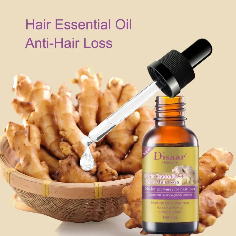 

Ginger Germinal Serum Natural Anti-hair Loss Treatement Repair Dry Damaged Hair Effective Fast Hair Growth Oil Hair Nutrition