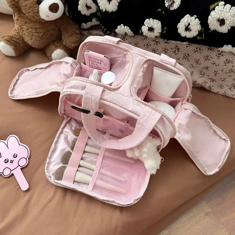

Multi-pouch Travel Cosmetic Bag Waterproof Nylon Makeup Pouch Bag Toiletries Organizer Multifunction Travel Wash Bag Shopping
