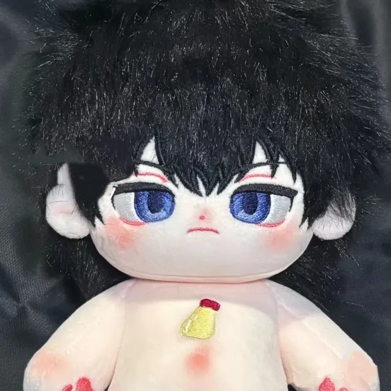 Stuffed 20cm Anime GINTAMA Hijikata Toushirou Attribute Plush Body Doll Toy Dress Up Cotton Plushie Cosplay Present Kid Gift