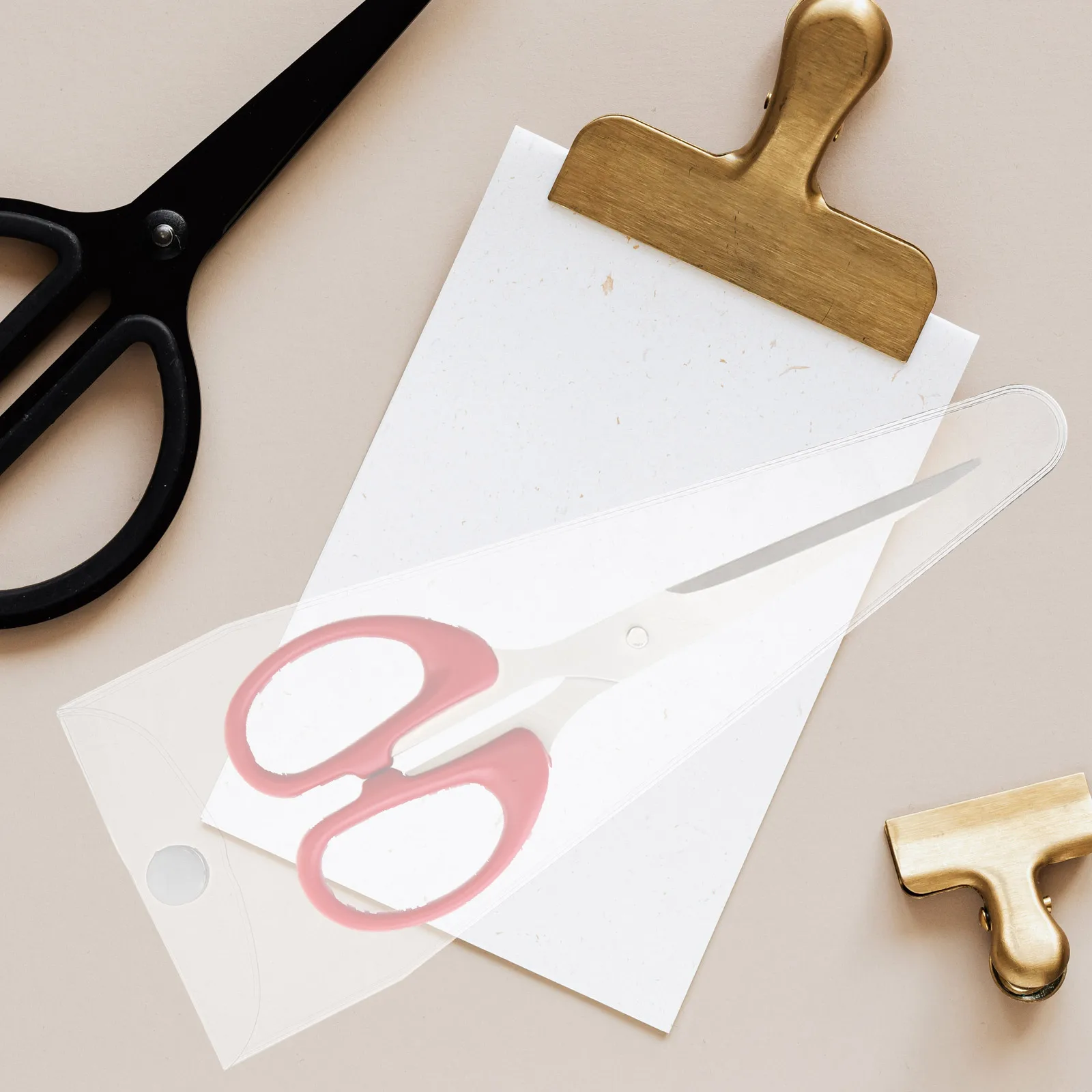 

6pcs Pet Scissor Bag Transparent Clipper Portable Pet Trimmer Pouch Pouch Carrying ganizer Hair Styling Storage Tool Holder PVC