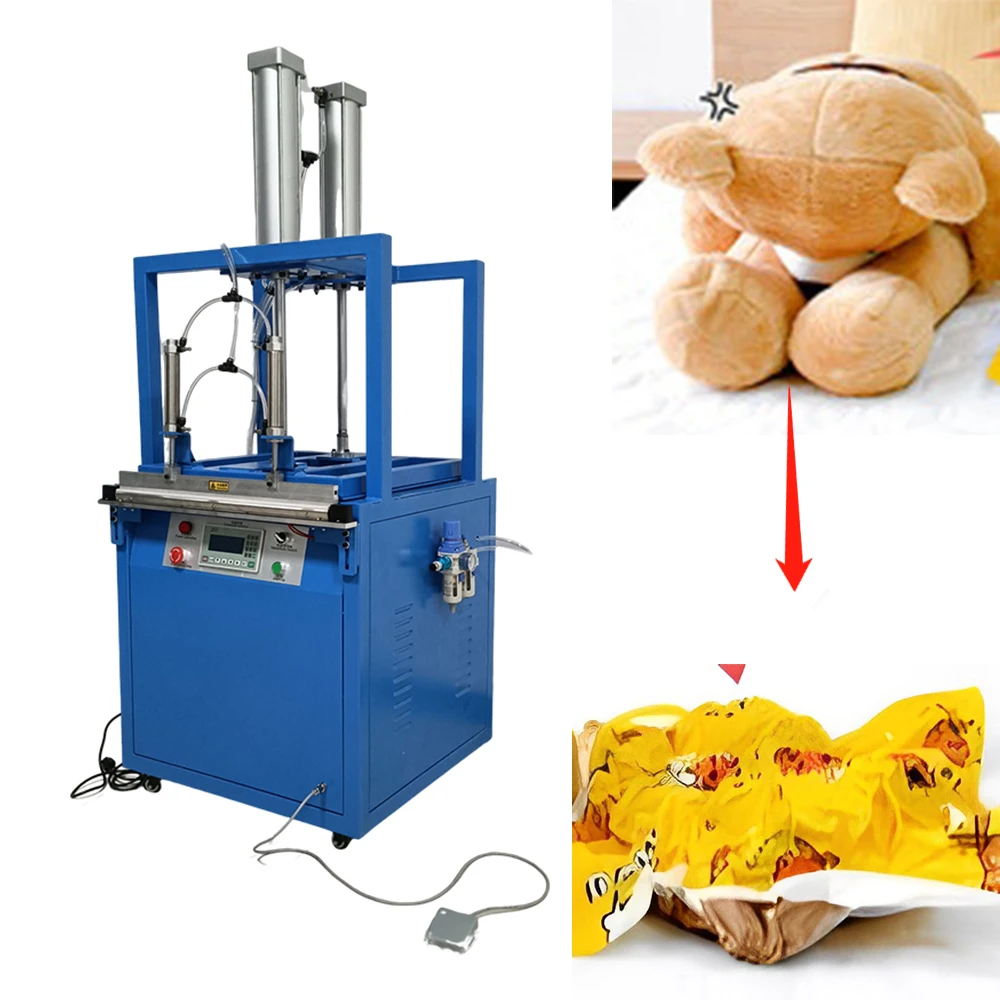 Hot Selling Pillow Cushion Vacuum Compressor Foam Sponge Compress Baler Machine Automatic Compress Packing Machine