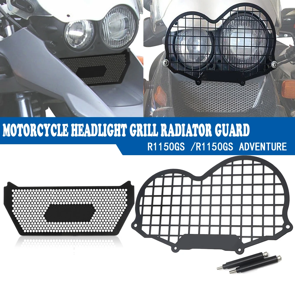 For BMW R1150GS ADVENTURE R 1150GS ADV 1999-2004 GS 1150 Motorcycle Accessories Headlight Grill Headlamp Guard Protector Cover