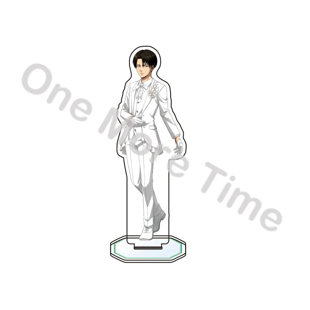 Anime Attack on Titan Acrylic Stand Eren Yeager Figure Chibi Sign Model Plate Desk Decor For Fans Gift Keychain