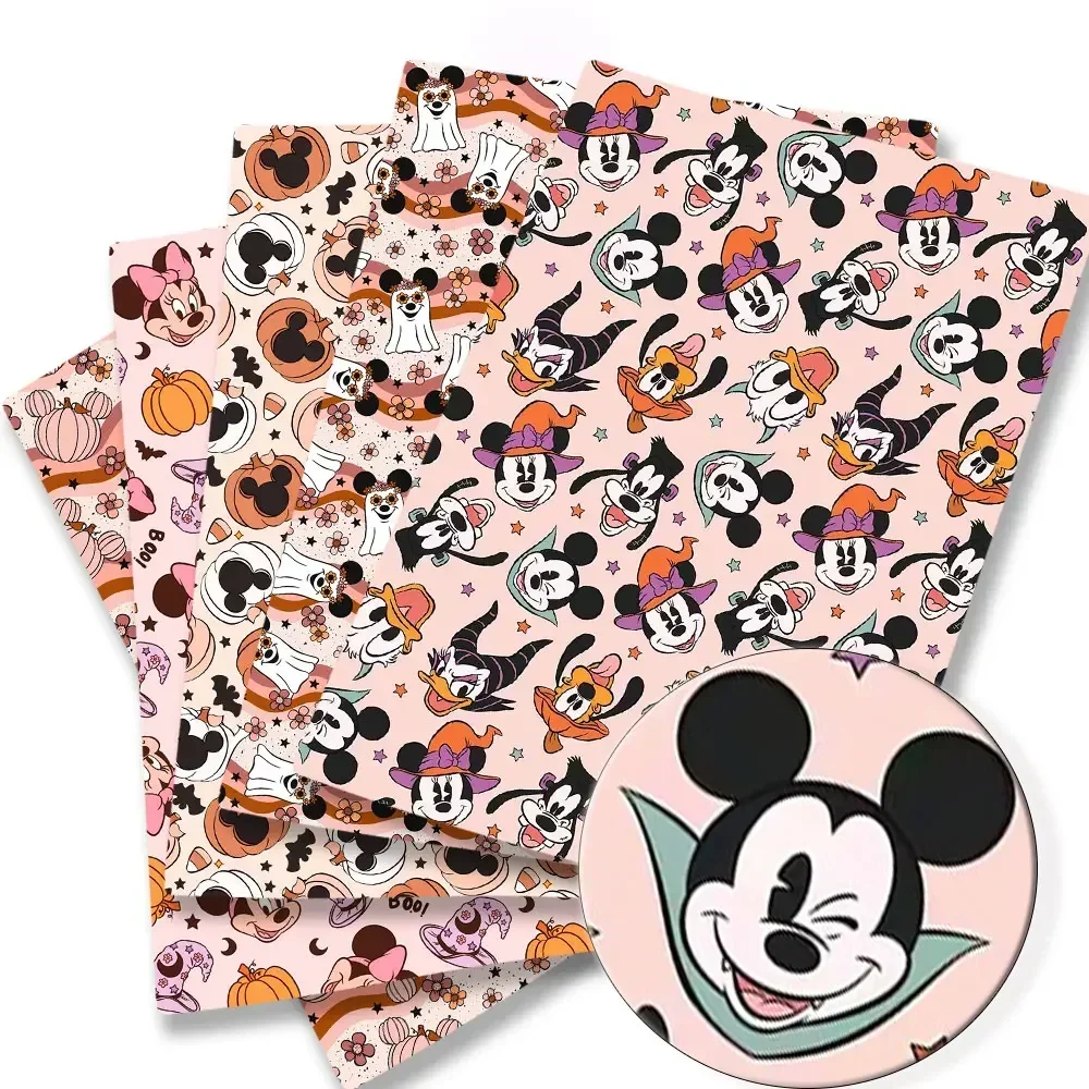 Disney Mickey halloween Cartoon Fabric Hot DIY Handmade Sewing Patchwork Quilting Baby Dress Home Sheet Printed Fabric